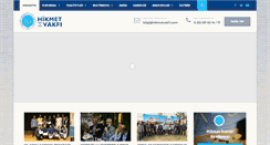 Desktop Screenshot of hikmetvakfi.com