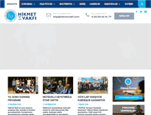 Tablet Screenshot of hikmetvakfi.com